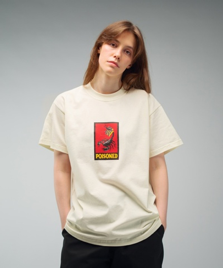 Футболка ПОДПОЛЬЕ POISONED Молочный