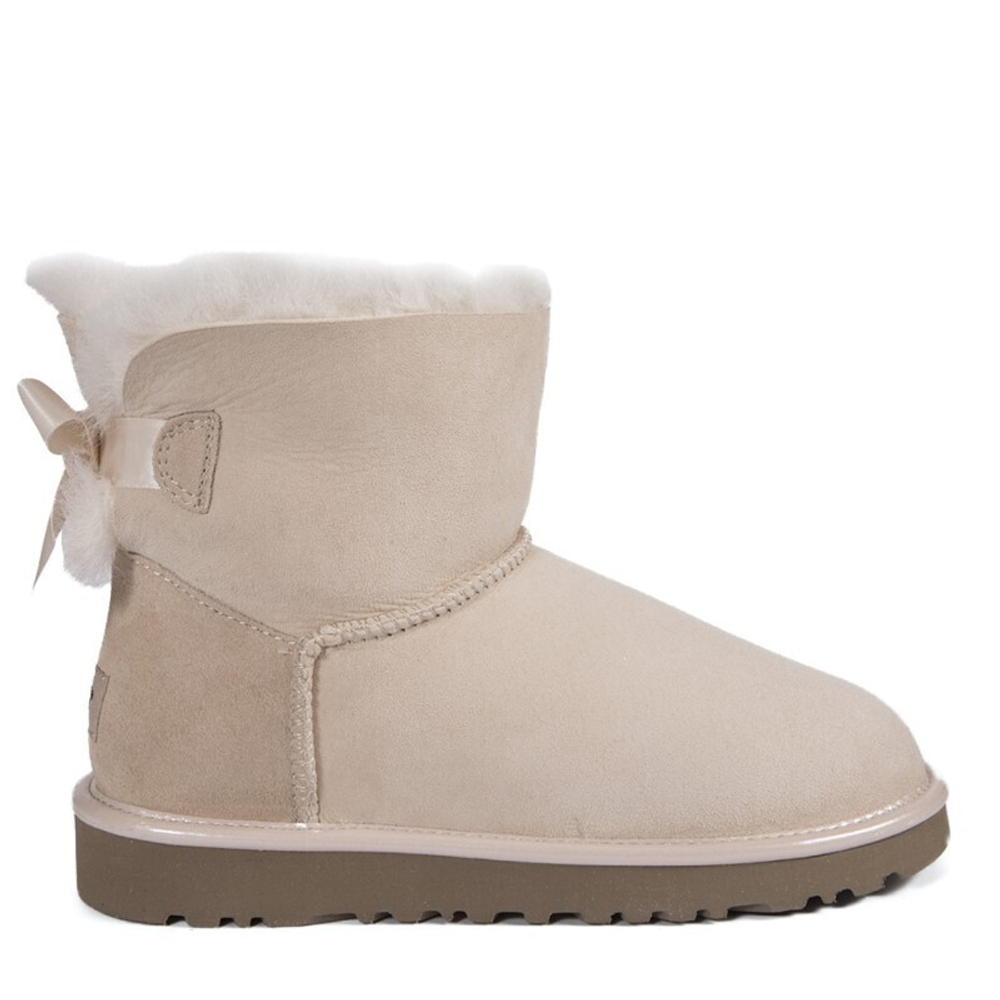 Угги Mini Bailey Bow II Metallic Slate