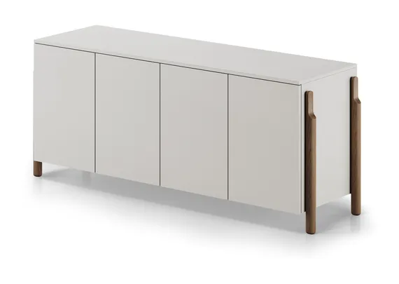 Тумба Basic 4 двери ширина 170 см (дымка)