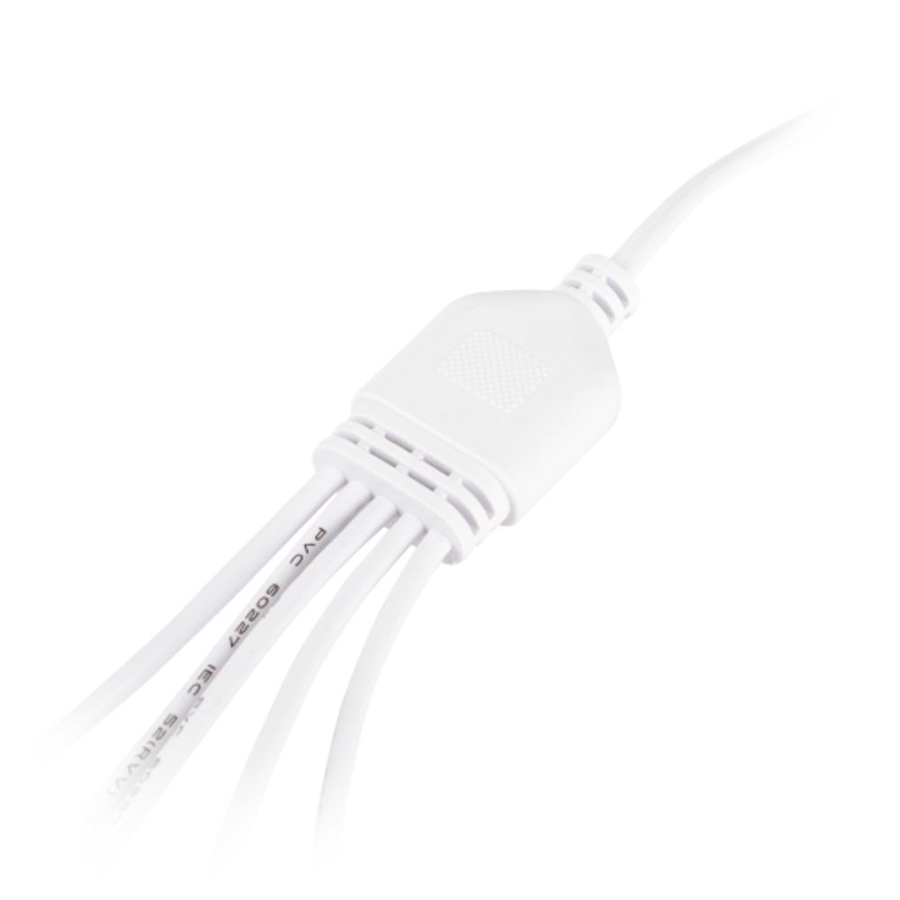 Разветвитель сетевой для линейных светильников ЭРА 5х IEC C7 2pin+timer на 5 точек с таймером 4, 8, 12H 2 м