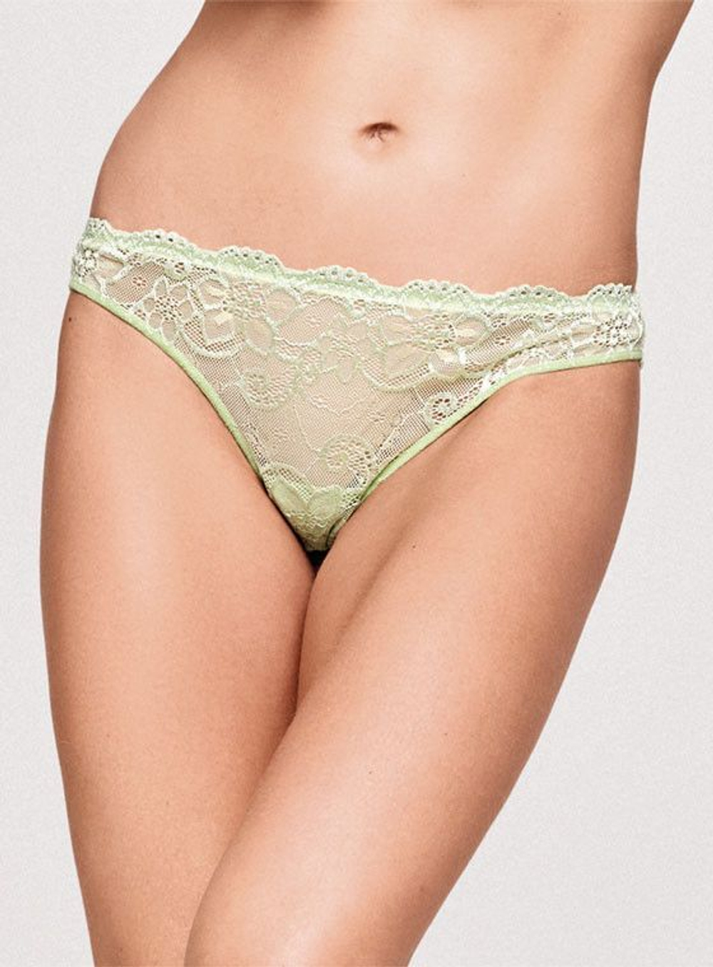 Трусики-слипы из цветного кружева (Размер: 5 размер) (Цвет: красный)