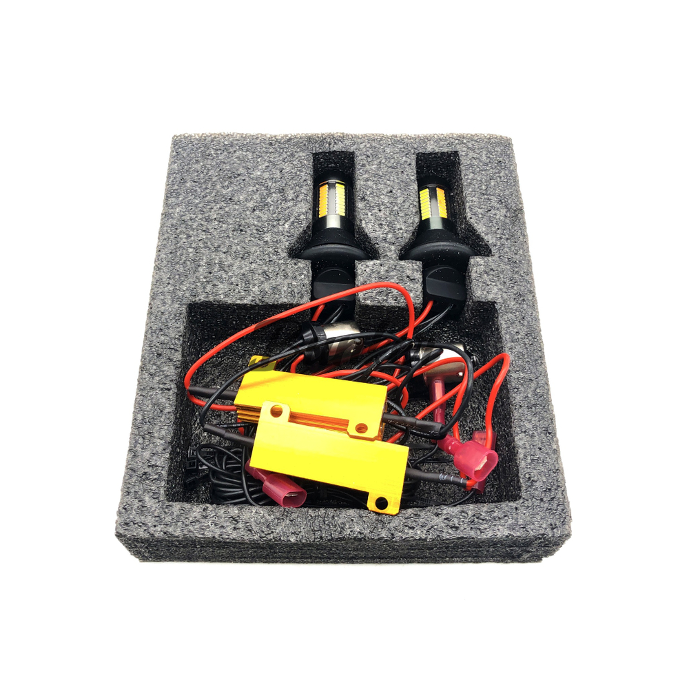 LED ДХО+Поворотник LK 66 SMD (1156) P21W,12V