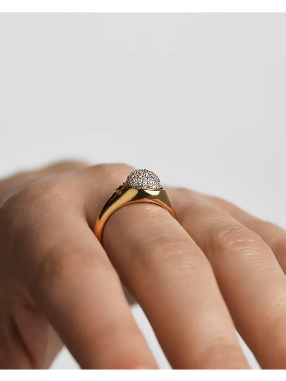 Кольцо Moon Pavé