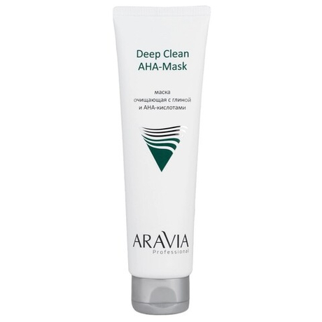 ARAVIA Маска очищающая с глиной и AHA-кислотами для лица Deep Clean AHA-Mask 100 мл 9001 (94796)
