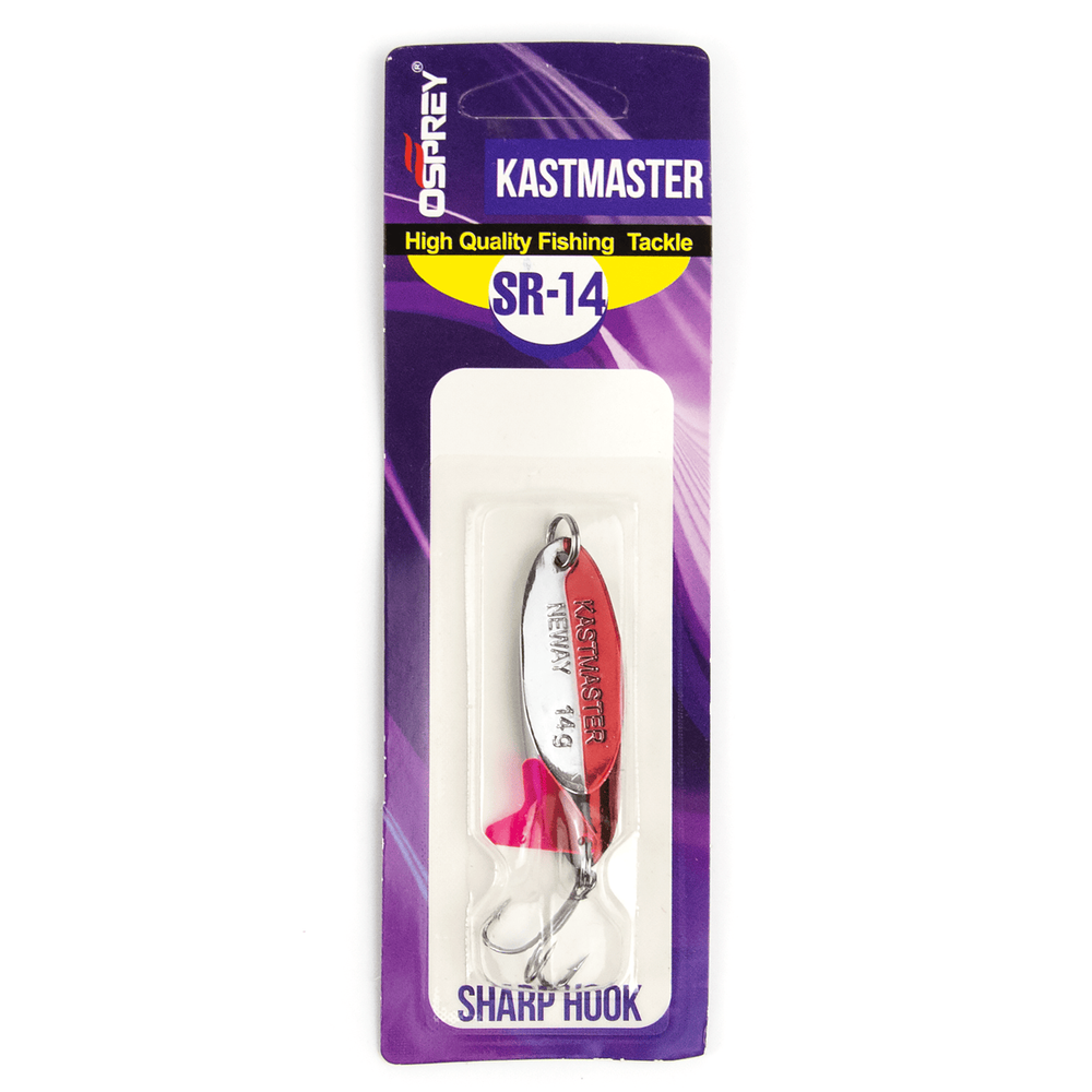 Блесна кастмастер Osprey, Серебро/Красный