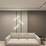 DK8040-BW+BK Акцентный светильник SMART SPOT 9W DIM 3000K-6000K, черный с белым, алюминий