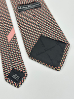 Галстук чёрный в цветочек Salvatore Ferragamo