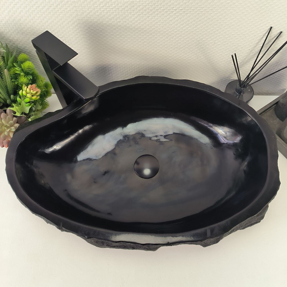 Раковина из андезита Erozy Black EA-64852 60*41*16 0039