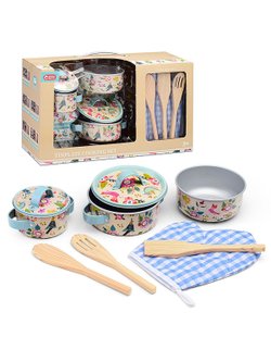 Набор посуды детский для игры Поварёнок (KL228-4)