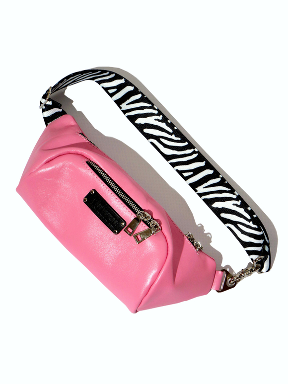 Кожаная сумка на пояс