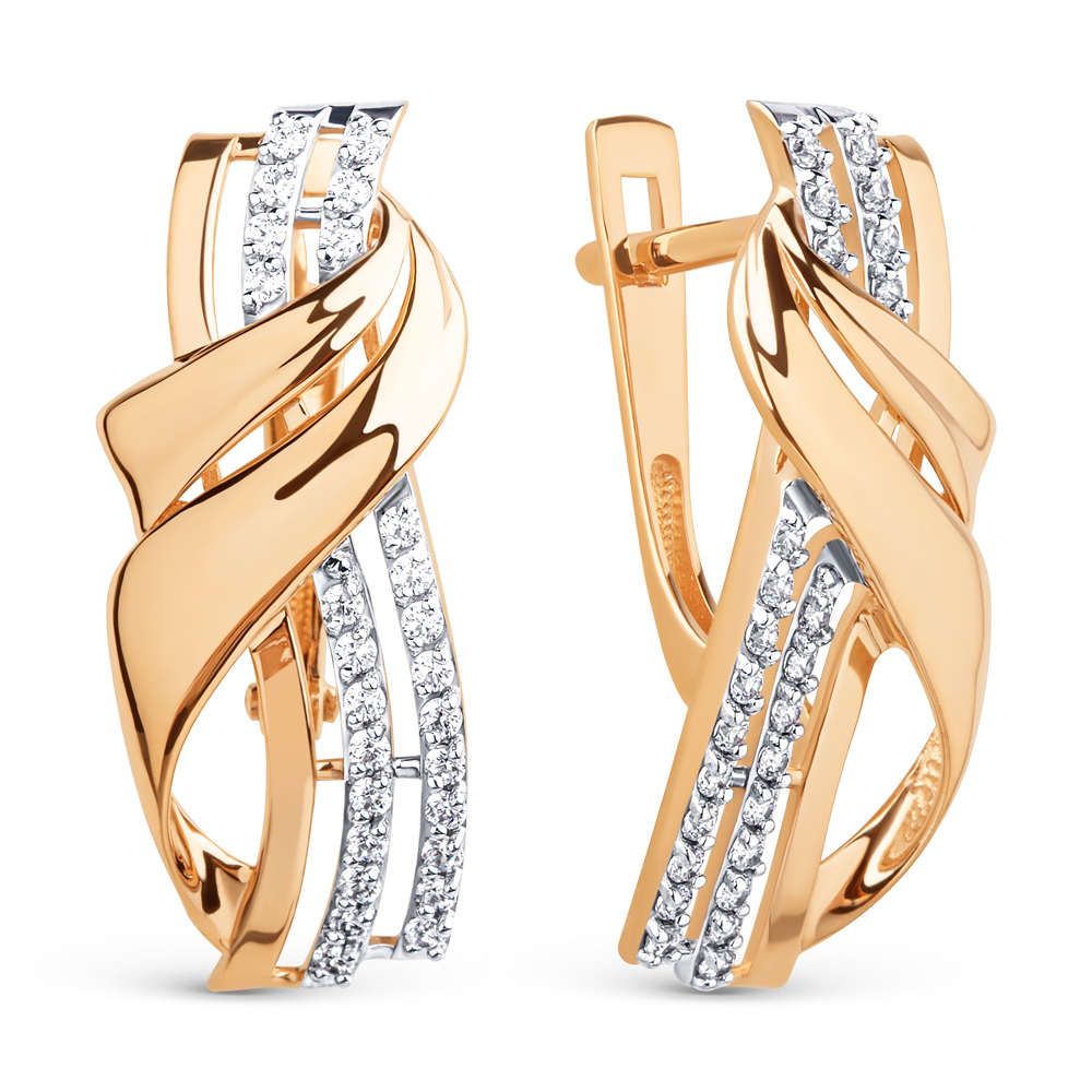 Серьги из золота 585 пробы