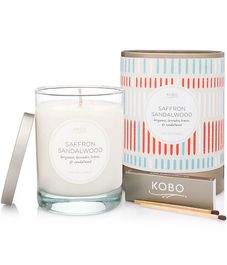 Saffron Sandalwood, свеча Natural Math, Kobo Candles