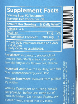 BodyBio PC (Phosphatidylcholine) Liquid 120 ml