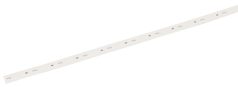 Трубка термоусадочная ТТУ нг-LS 12/6 белая (1м) IEK