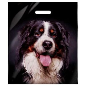 Пакет прорубная ручка Россия 40*47 см 45 мкм ПВД Барон  1 шт 500 шт/кор