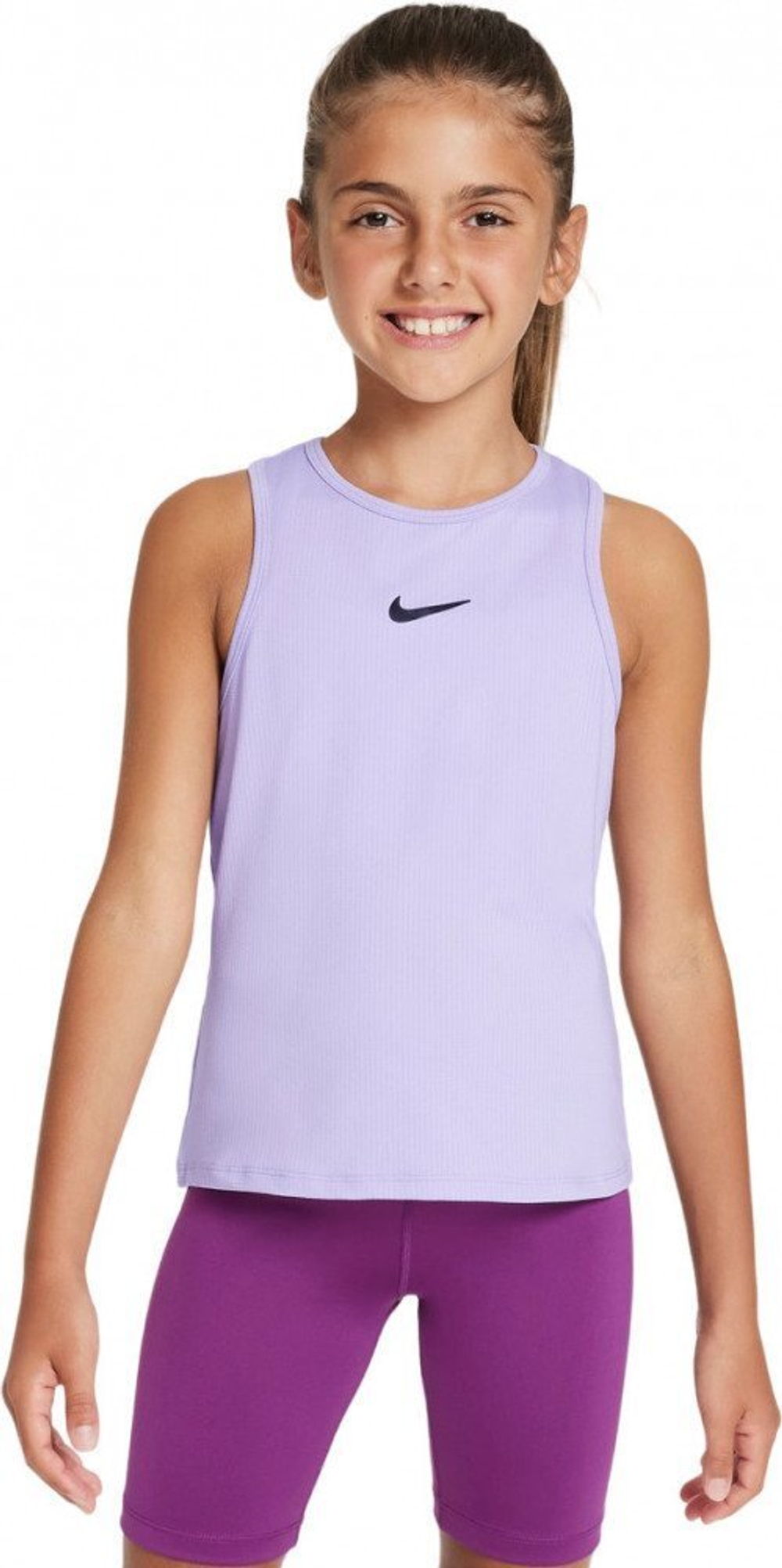 Одежда для тенниса Девочки, Майка NIKE COURT DRI FIT VICTORY .