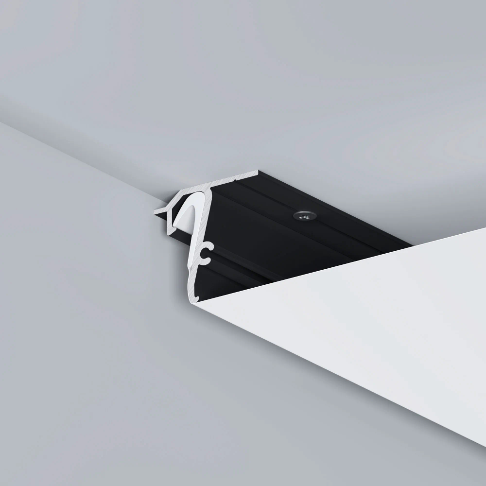 Профиль STRETCH-SHADOW-TECH-CEIL-2000 BLACK (A2-DELTA) (Arlight, Алюминий) 040704