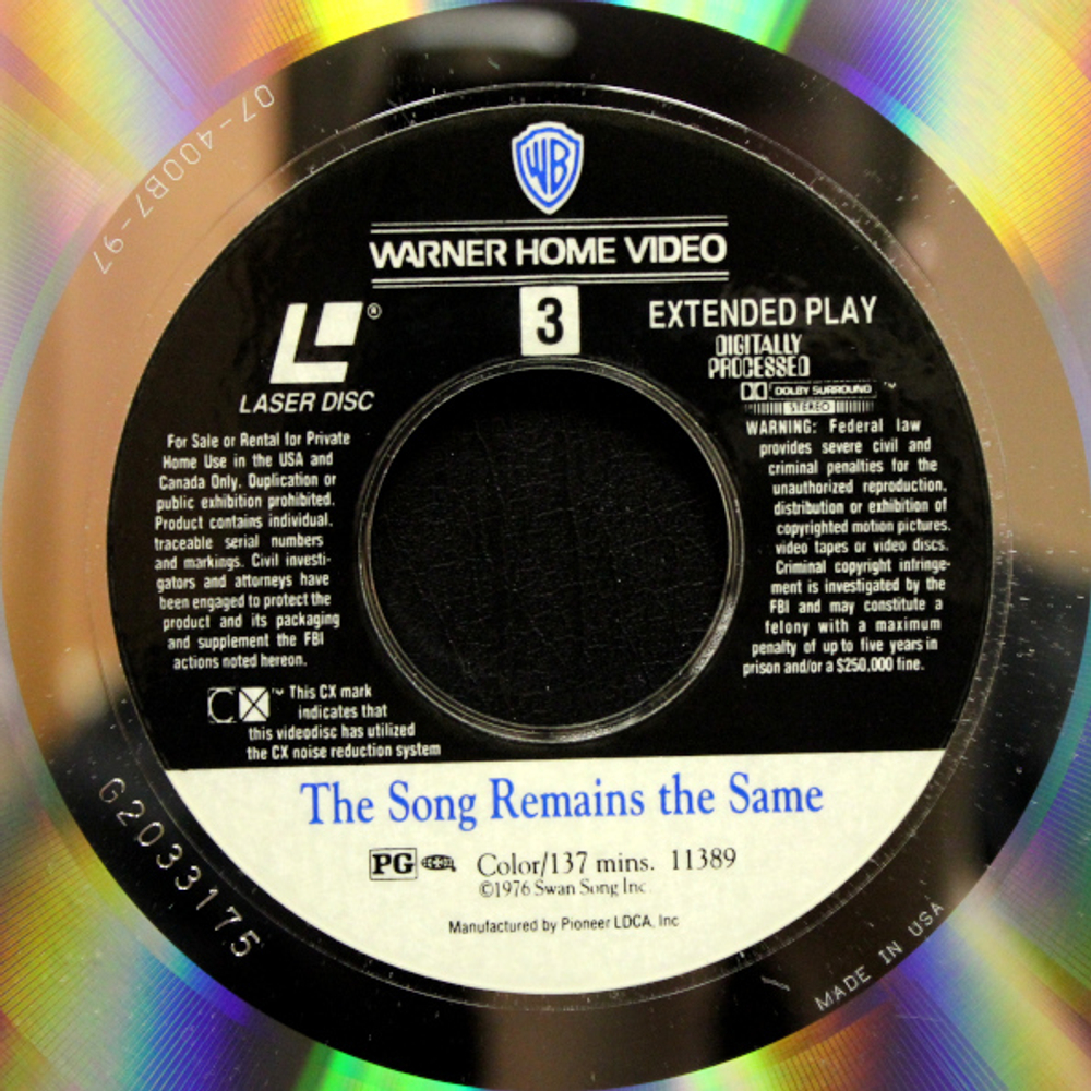 Led Zeppelin / The Song Remains The Same (2LD)