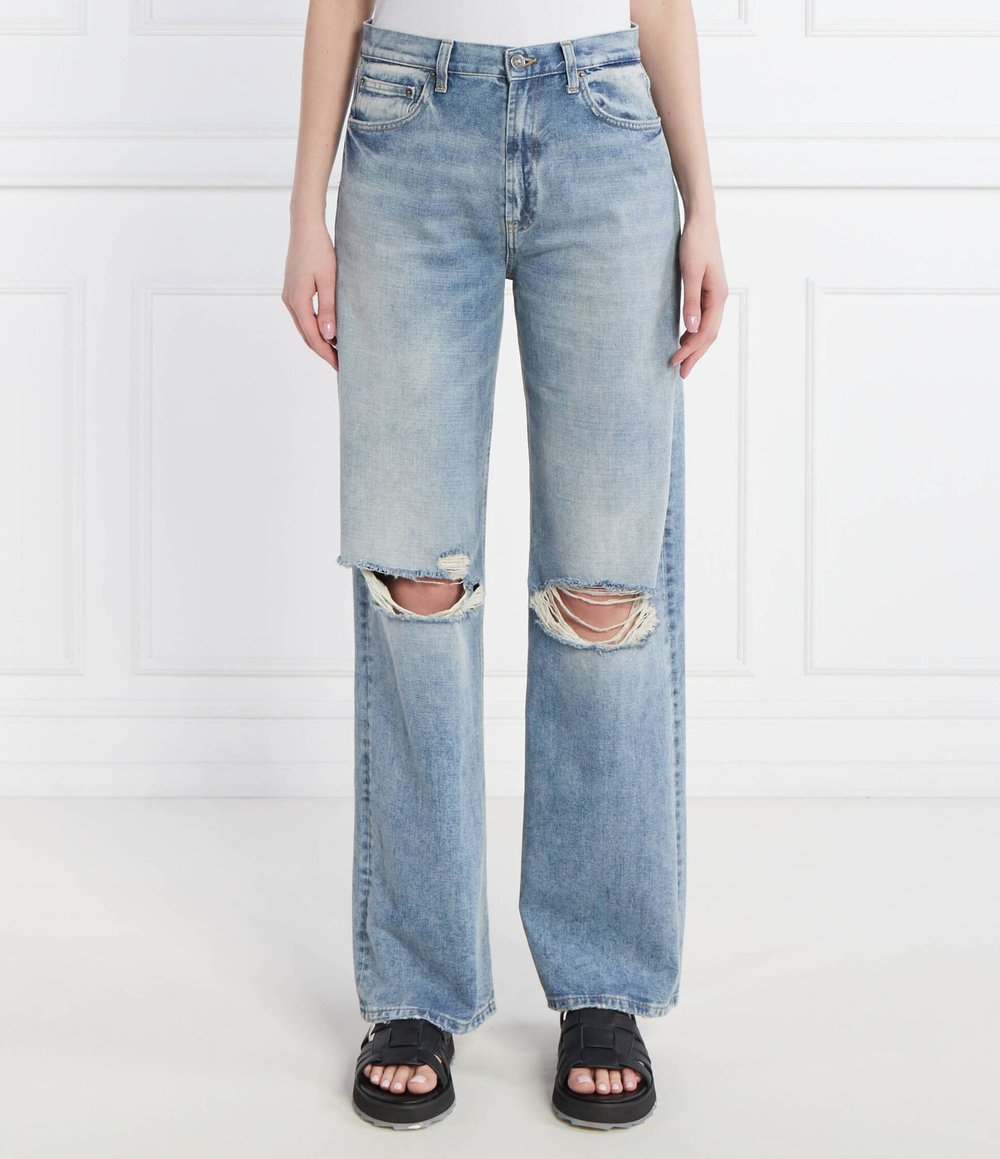 Джинсы FRANCINE DONDUP - made in Italy - голубой(DP777 DFE253D HP4)