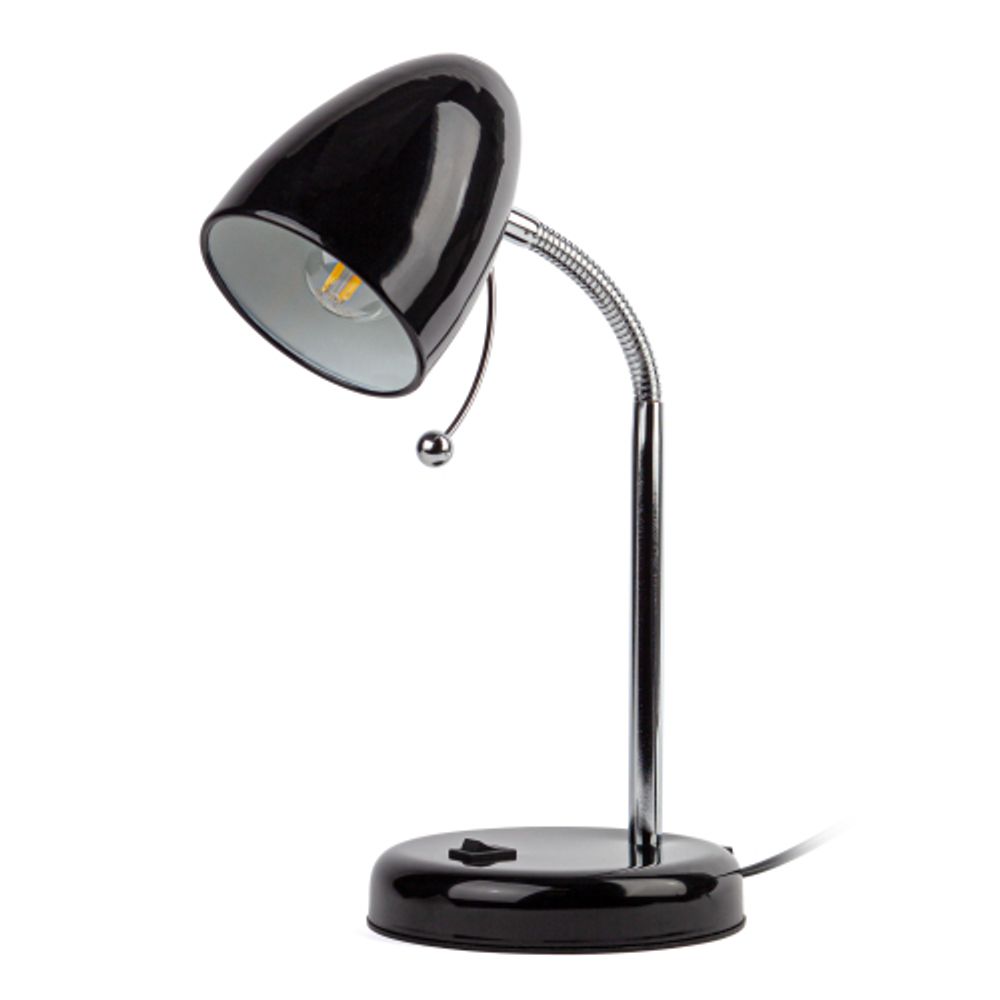 Настольный светильник ЭРА N-116-Е27-40W-BK черный | Настольные светильники под лампу