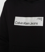 Худи HYPER REAL BOX LOGO CALVIN KLEIN JEANS - черный(J30J324106)