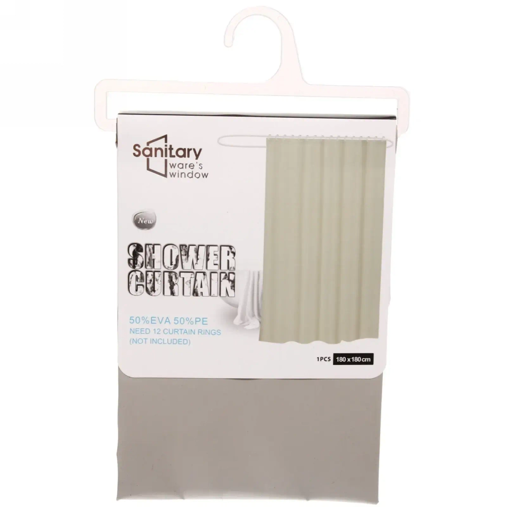 Штора для ванной EVA 180*180"Онтарио» (без колец)