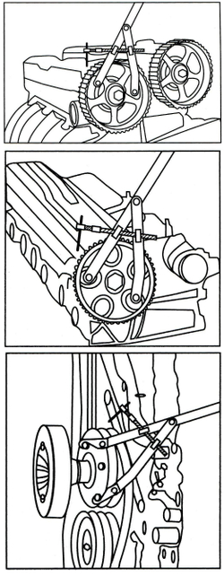 Приспособление для удержания шкива, универсальное, набор KA-5120