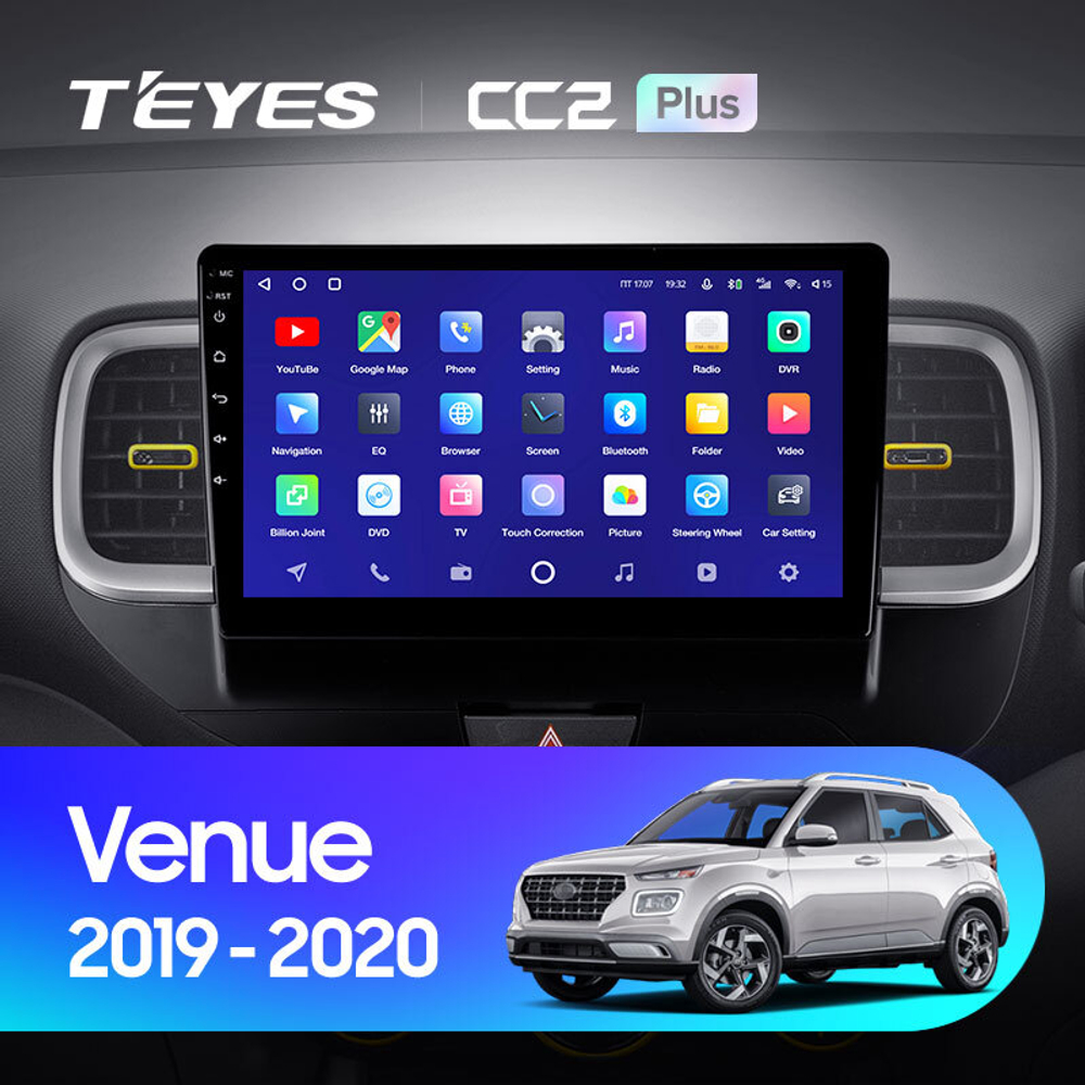 Teyes CC2 Plus 9" для Hyundai Venue 2019