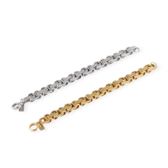 Texture chain bracelet