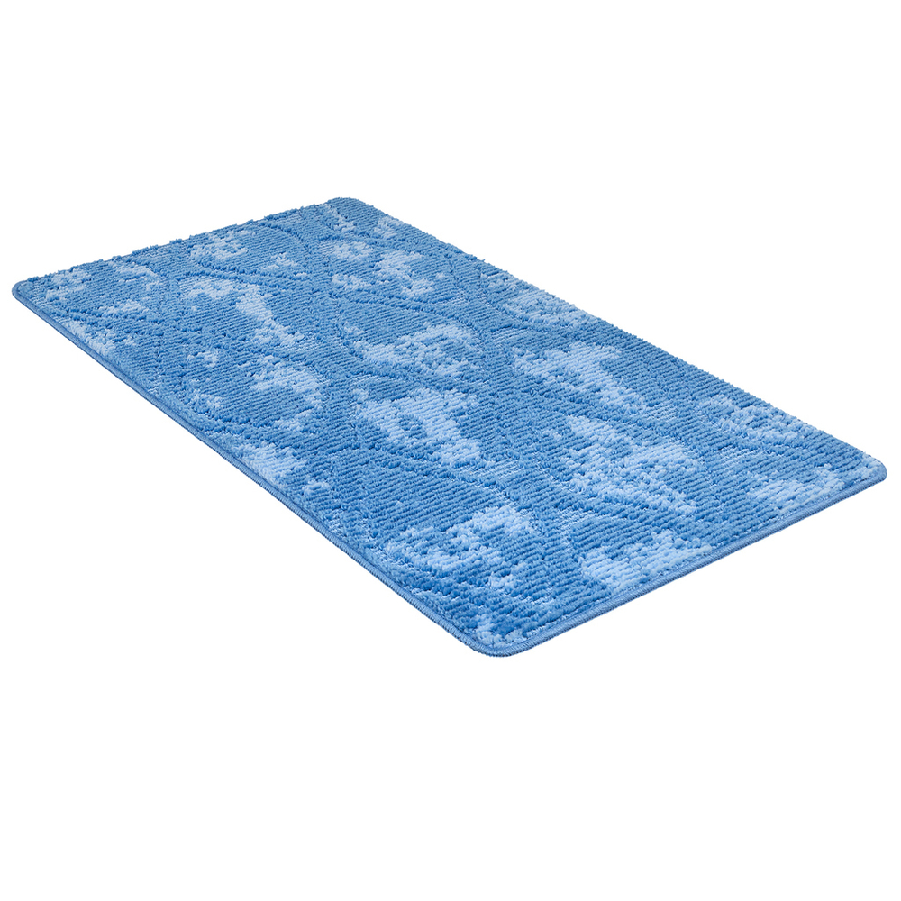 Коврик д/ванной Shahintex Vintage  60*100 синий (02)