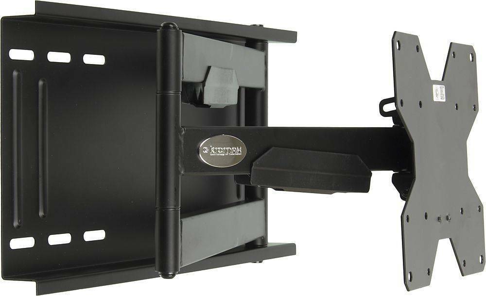 Кронштейн для телевизора Kromax GALACTIC-60 черный 32"-90" макс.45кг настенный поворотно-выдвижной и наклонный (26024)