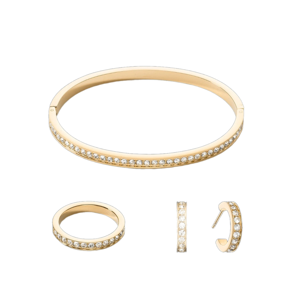Браслет Coeur de Lion Crystal-Gold 19 см 0127/37-1816