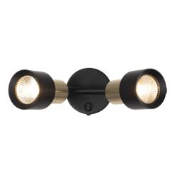 Citilux SAT CL505621 Спот поворотный с выключателем Чёрный+Золото