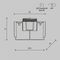 Встраиваемый светильник Maytoni Technical Downlight Intro 2.0 DL137-GU10-W