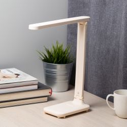 Настольный светильник ЭРА NLED-495-5W-BG светодиодный аккумуляторный бежевый | Светодиодные настольные лампы