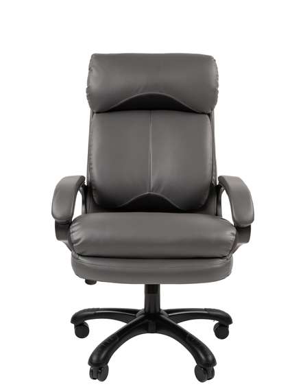 Офисное кресло Chairman 505 экопремиум серый (черный пластик)
