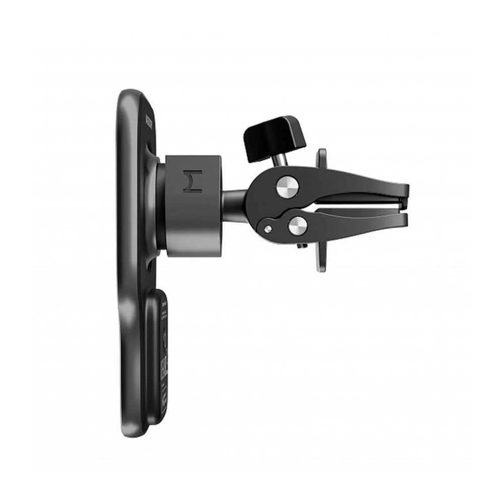 Автомобильный держатель Magsafe с беспроводной зарядкой Magssory Prime Geo Беспроводная зарядка: Qi 15 Вт. Устанавливается на вентиляционную решётку. Работает с приложением Apple «Локатор»