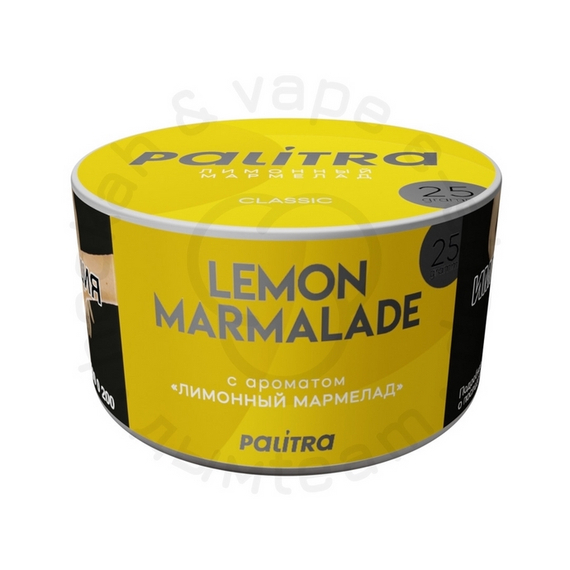Кальянный табак PALITRA "Lemon marmalade" Лимонный мармелад 25гр