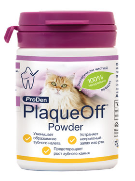 ProDen PlaqueOff средство для профилактики зубного камня у кошек 40гр.