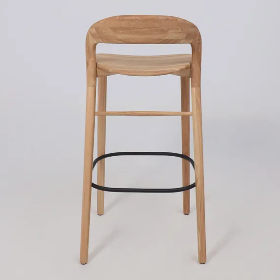 Барный стул Ofer из массива дуба светлый