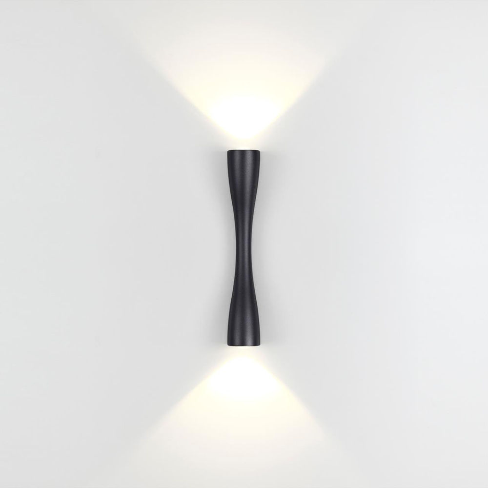 4291/10WL HIGHTECH ODL22 437 черный/металл Настенный светильник IP20 LED 10W 453Лм 3000K ANIKA