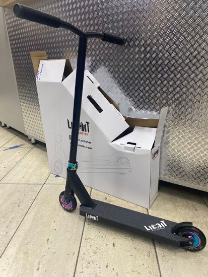 Самокат трюковой Limit Lmt 66 j  (one size, black neochrome)