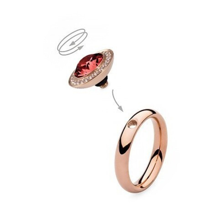 Шарм Qudo Tondo Deluxe Padparadscha 647207 R/RG