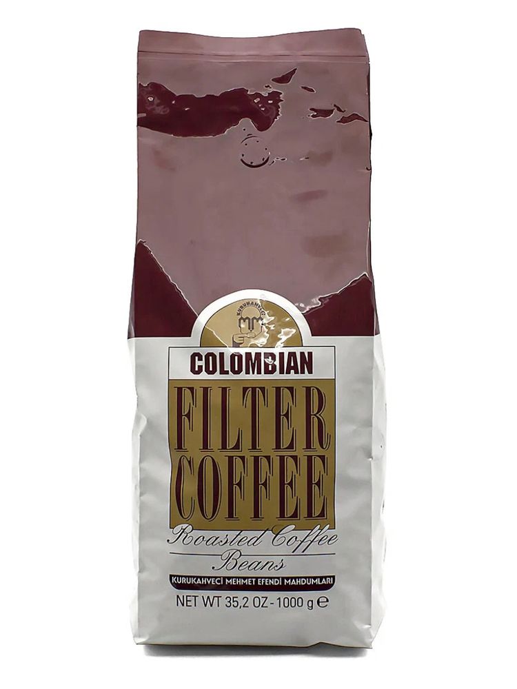 Кофе в зернах Kurukahveci Mehmet Efendi Colombia 1 кг x 2 шт