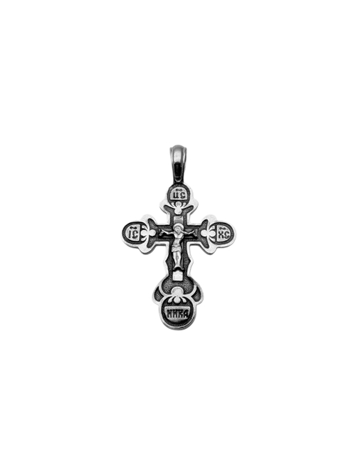 Крест из серебра/Чернение