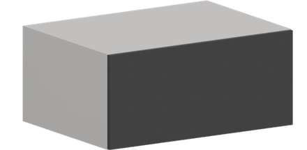 Кухня Модуль ШВГ 810 Графит / Графит Софт