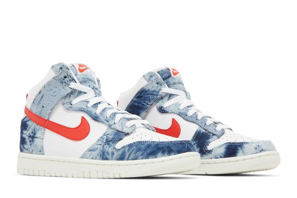 Кроссовки Nike Dunk "Washed Denim" (Женская размерная сетка)