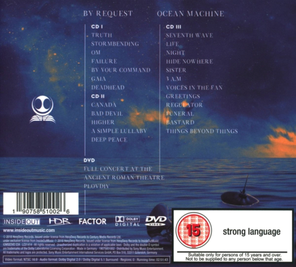 Devin Townsend Project / Ocean Machine - Live At The Ancient Roman Theatre Plovdiv (Special Edition)(3CD+DVD)