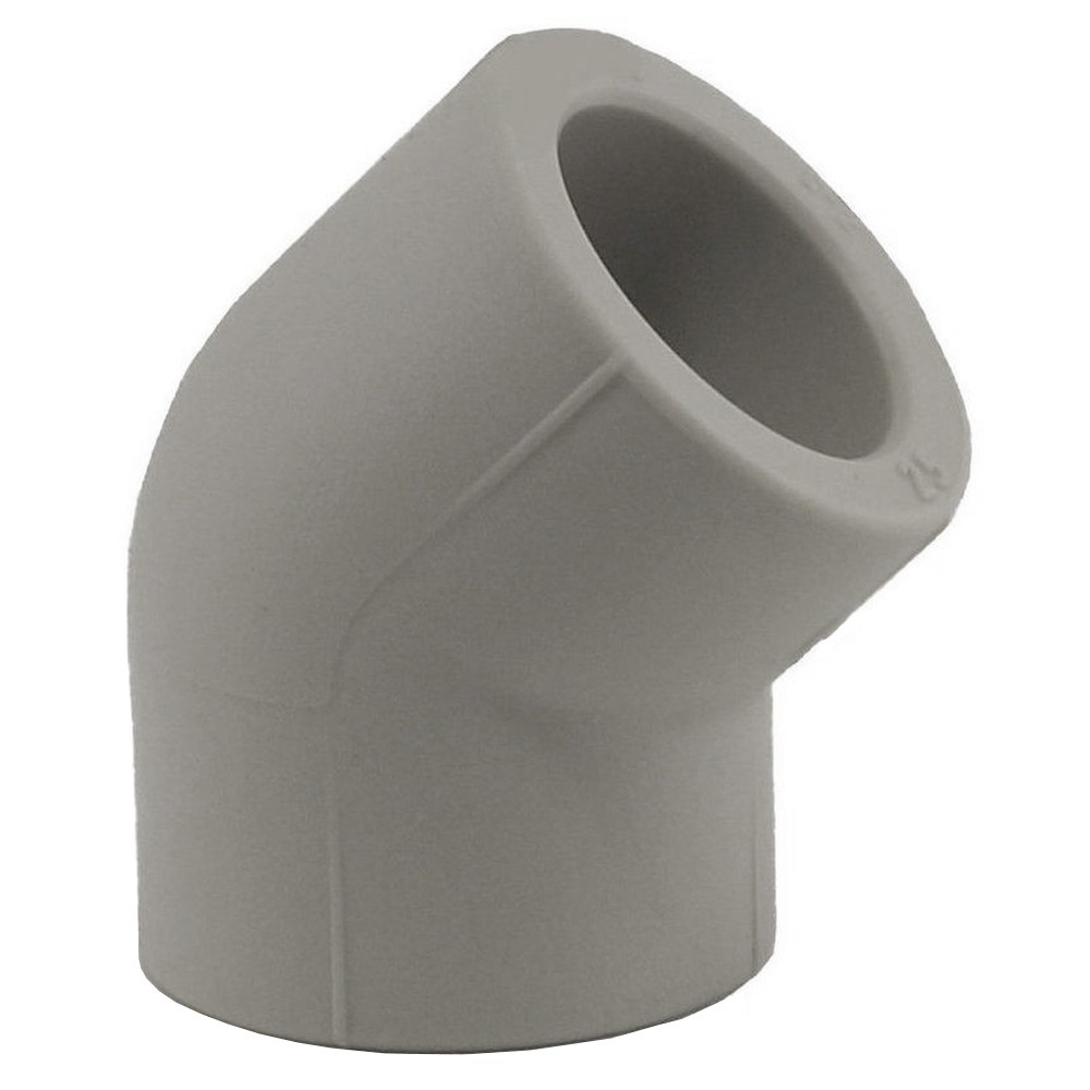 Угольник TEBO сер. PP-R 45 град. 25 (50/400), арт. 031033203