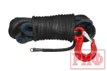 Трос для лебёдки синтетический 6 мм/15 м черный (готовый) РИФ